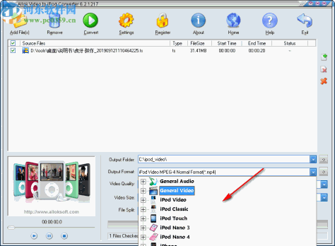 Allok Video to iPod Converter(视频转换为iPod格式)