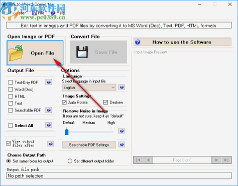 JPG to Word Converter(图片转文字工具)