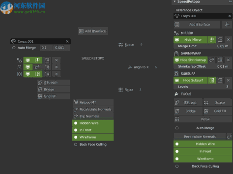 Speedretopo(blender拓扑插件)