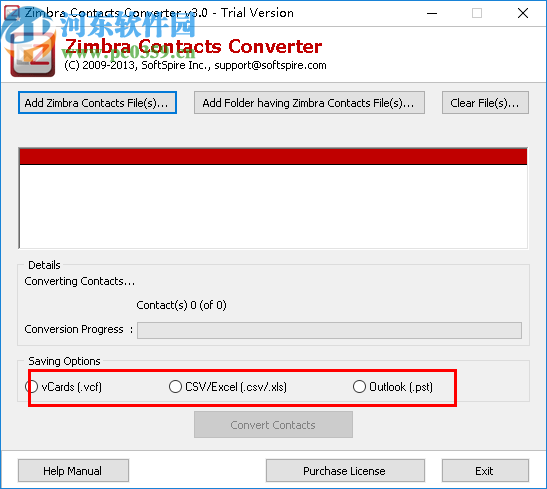 Zimbra Contacts Converter(Zimbra转换器)