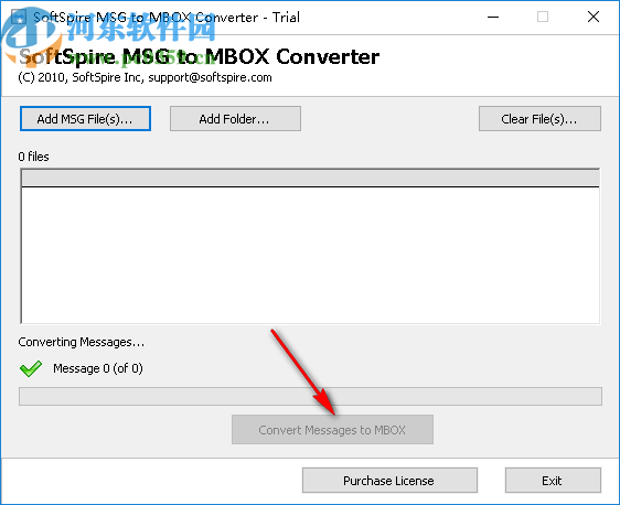 SoftSpire MSG to MBOX Converter(MSG转MBOX工具)