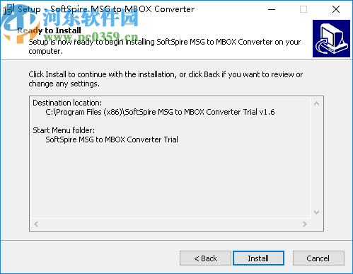 SoftSpire MSG to MBOX Converter(MSG转MBOX工具)