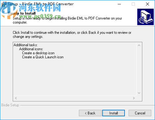 Birdie EML to PDF Converter(EML到PDF转换器)