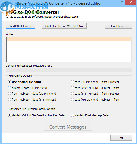 Birdie MSG to DOC Converter(MSG转DOC转换器)