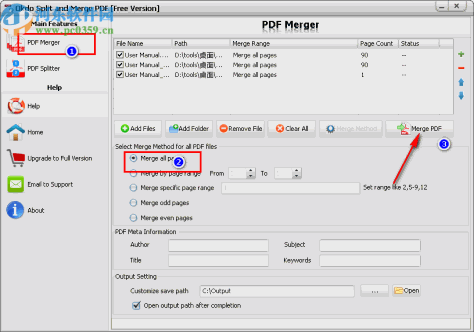 Okdo Split and Merge PDF(PDF拆分合并工具)