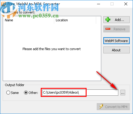 Free WebM to MP4 Converter(WebM转MP4转换器)