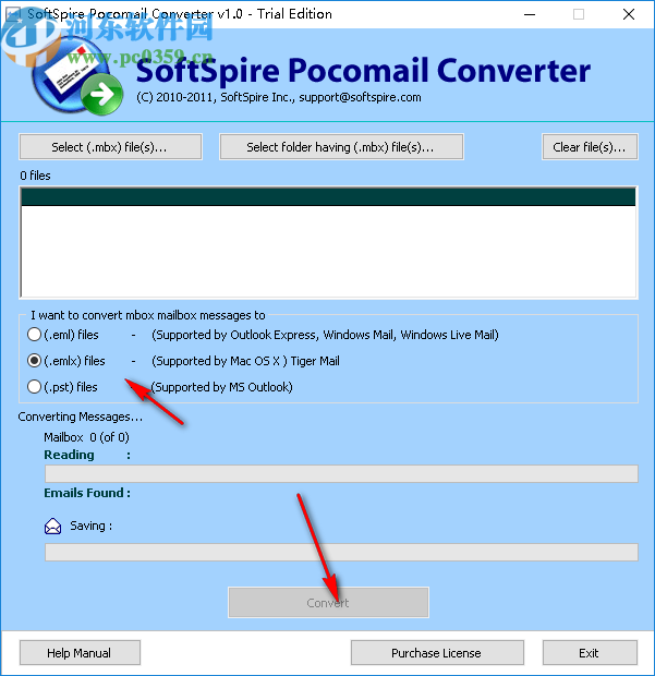 SoftSpire Pocomail Converter(Pocomail转换工具)