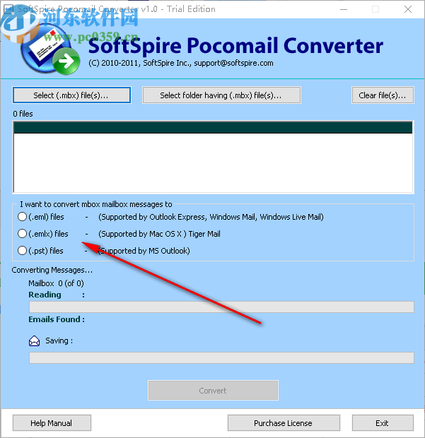 SoftSpire Pocomail Converter(Pocomail转换工具)