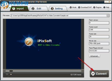 iPixSoft SWF to Video Converter(视频转换软件)