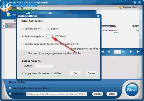 iPubsoft PDF Splitter(PDF文件拆分)
