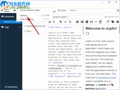 Joplin(桌面云笔记软件)