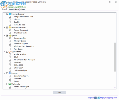 Manyprog PC Cleaner(电脑清理软件)
