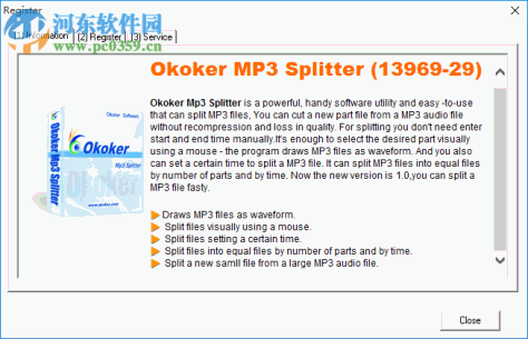 Okoker Mp3 Splitter(mp3切割器) 5.0.0 官方版