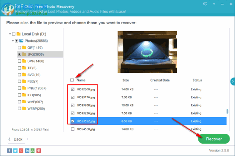 RePicvid Photo Recovery(照片恢复软件) 2.5 免费版