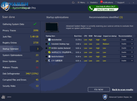 Advanced System Repair(高级系统修复工具) 1.8.0.5 破解版