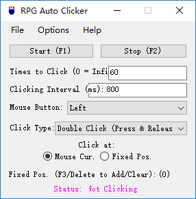 RPG Auto Clicker(鼠标自动点击器) 5.0.1.0 免费版