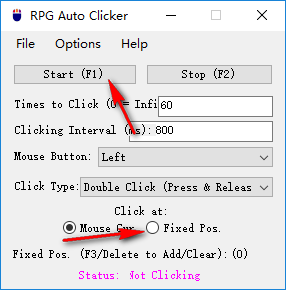 RPG Auto Clicker(鼠标自动点击器) 5.0.1.0 免费版