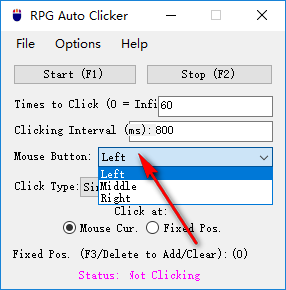 RPG Auto Clicker(鼠标自动点击器) 5.0.1.0 免费版