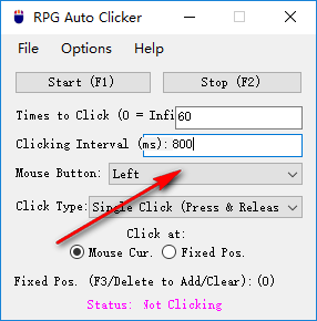RPG Auto Clicker(鼠标自动点击器) 5.0.1.0 免费版
