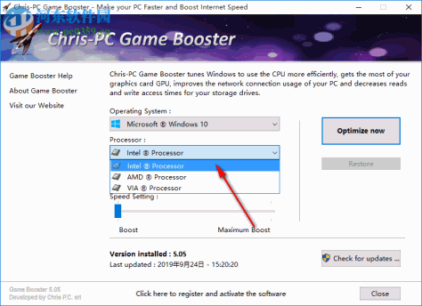 Chris-PC Game Booster(游戏性能提升软件) 5.05 免费版