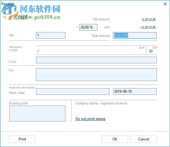 SoftwareNetz Receipt(开票打印软件) 4.05 免费版