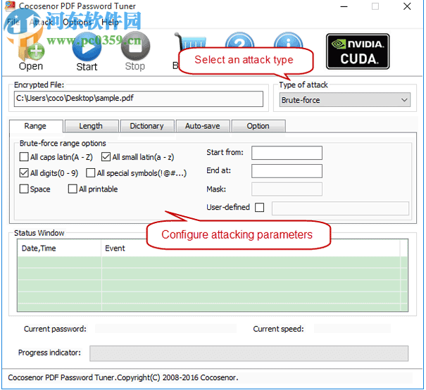 Cocosenor PDF Password Tuner(PDF密码恢复工具) 3.1.0 官方版