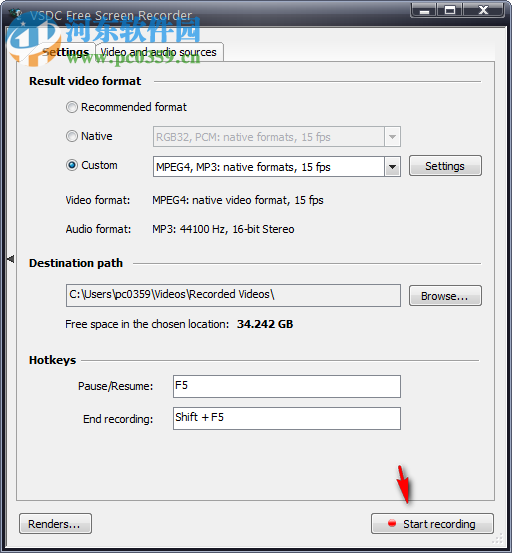VSDC Free Screen Recorder(屏幕录制软件) 1.3.1.309 官方版