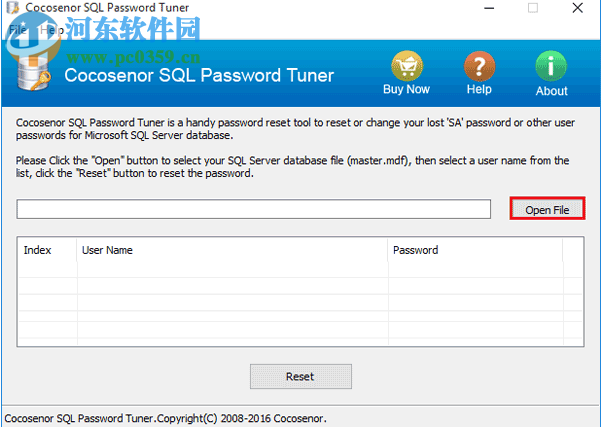 Cocosenor SQL Password Tuner(SQL密码恢复工具) 3.1.0 官方版