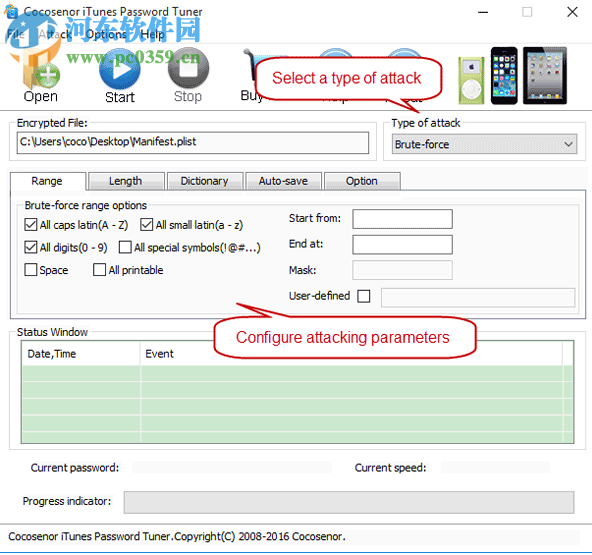 Cocosenor iTunes Password Tuner 3.1.0 官方版