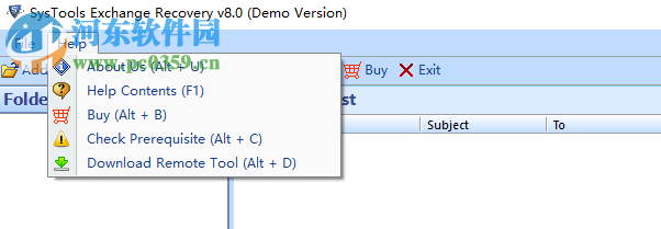 edb文件恢复工具(SysTools Exchange Recovery) 8.0 官方版