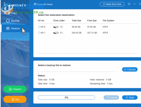 iSumsoft Cloner(系统分区备份软件) 3.1.1 免费版