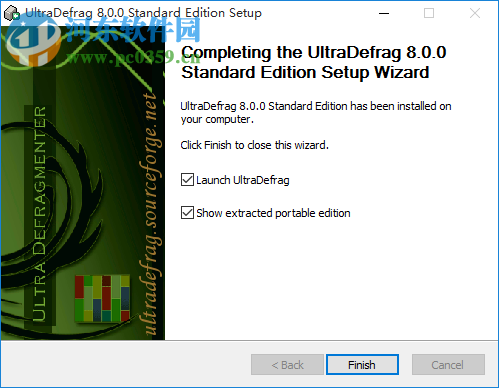 UltraDefrag Standard(磁盘碎片整理工具) 8.0.0 中文版