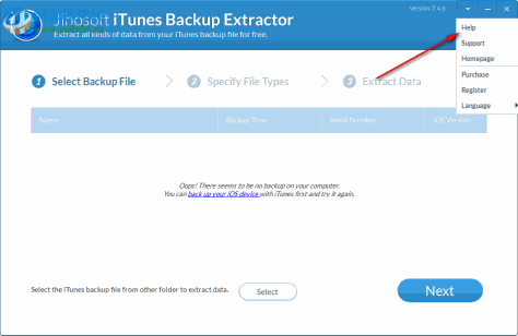 Jihosoft iTunes Backup Extractor(iTunes备份提取器) 7.4.6.0 官方版