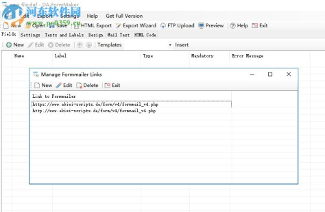 DA FormMaker(HTML表单制作工具) 4.8.1 免费版