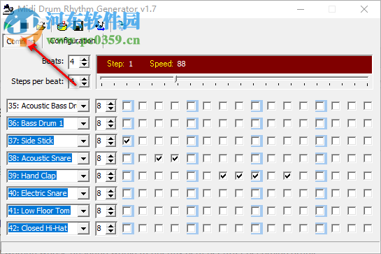 Midi Drum Rhythm Generator(架子鼓节拍器) 1.7 免费版