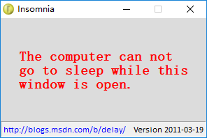 Insomnia(阻止电脑休眠工具) 1.0 免费版