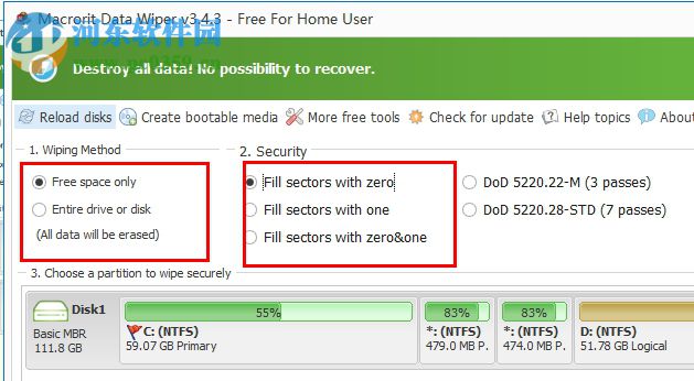 Macrorit Disk Partition Wiper(硬盘格式化工具) 3.4.3 免费版