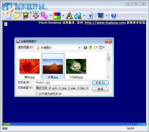 Flash Desktop(屏保制作工具) 4.0.11 中文绿色版