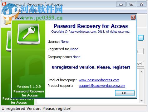 Password Recovery for Access(Access密码恢复器) 1.0 绿色版