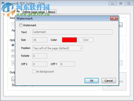 Mgosoft PDF Spliter(PDF文件拆分工具) 8.6.203 免费版