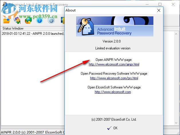 Advanced Intuit Password Recovery(密码恢复) 2.0 免费版