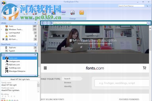 FontExplorer X Pro(字体管理工具) 3.5.3 破解版