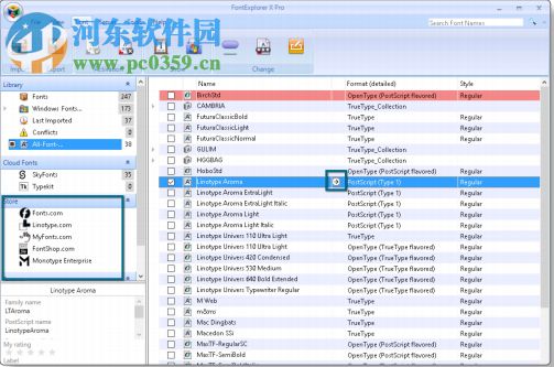 FontExplorer X Pro(字体管理工具) 3.5.3 破解版