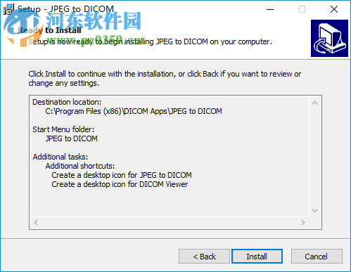JPEG to DICOM(JPEG转DICOM软件) 1.10.2 官方版