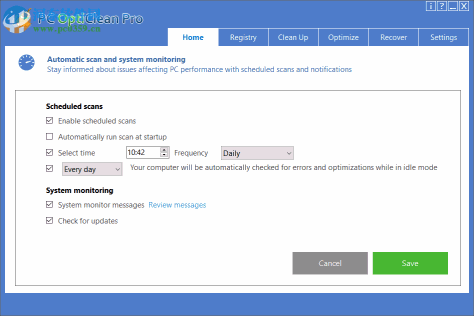 PC OptiClean(系统优化工具) 4.4 免费版