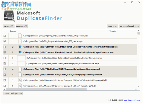 Makesoft DuplicateFinder(重复文件查找) 1.1.6 免费版