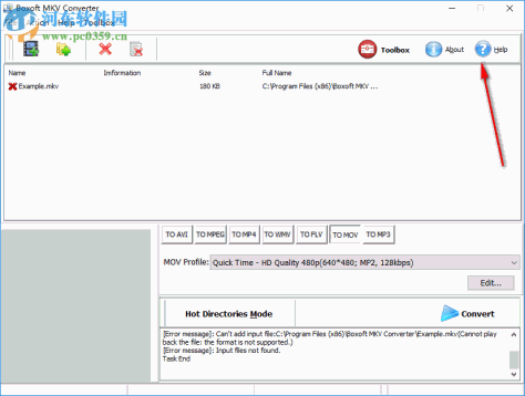 Boxoft MKV Converter(MKV转MP4软件) 1.0 官方版