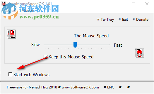 保持鼠标指针速度(Keep Mouse Speed OK) 1.01 绿色版