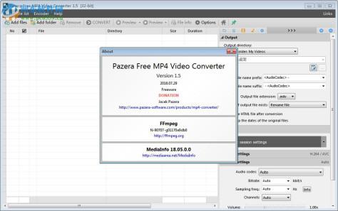 Pazera Free MP4 Video Converter(视频转换器) 1.5 免费版