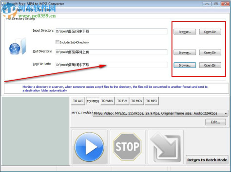 Boxoft MP4 to MPG Converter(MP4转MPG工具) 1.0 官方版